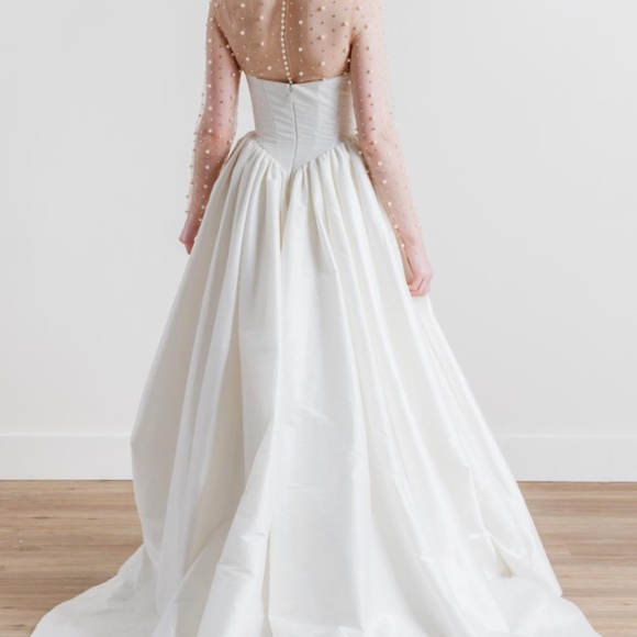 By Watters 'Rosehip' Beaded Body Suit in Nude (NWT) - Picture 8 of 11